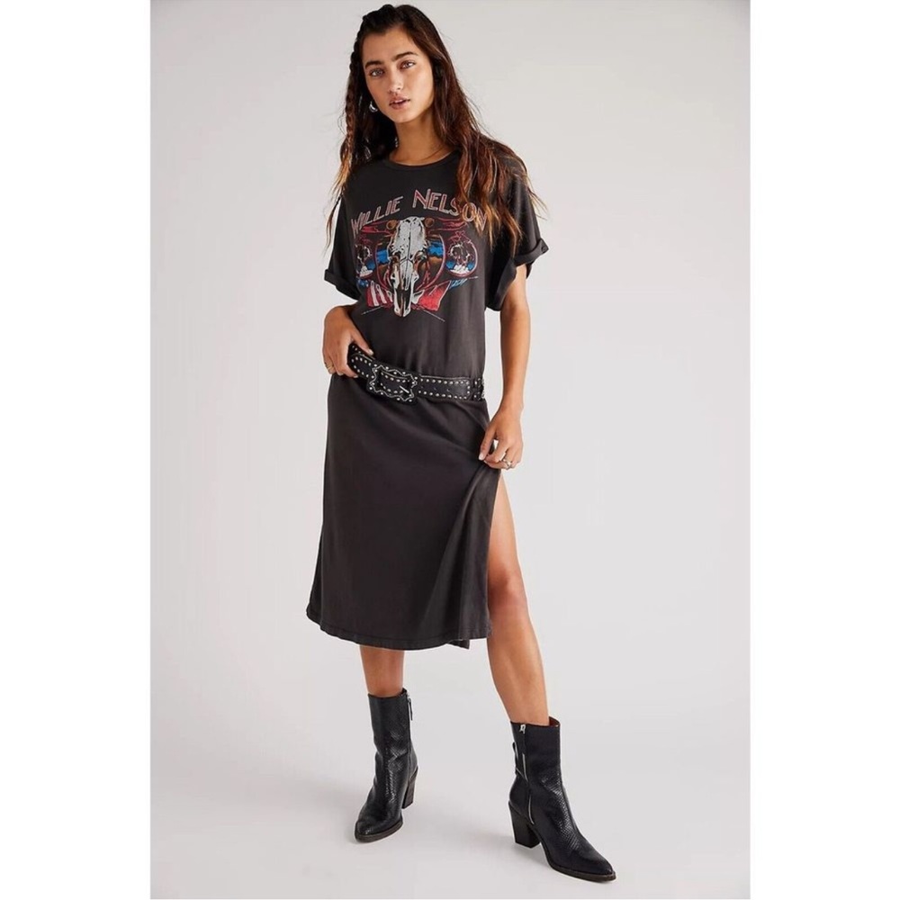 Free People Daydreamer Willie Nelson Tee Dress